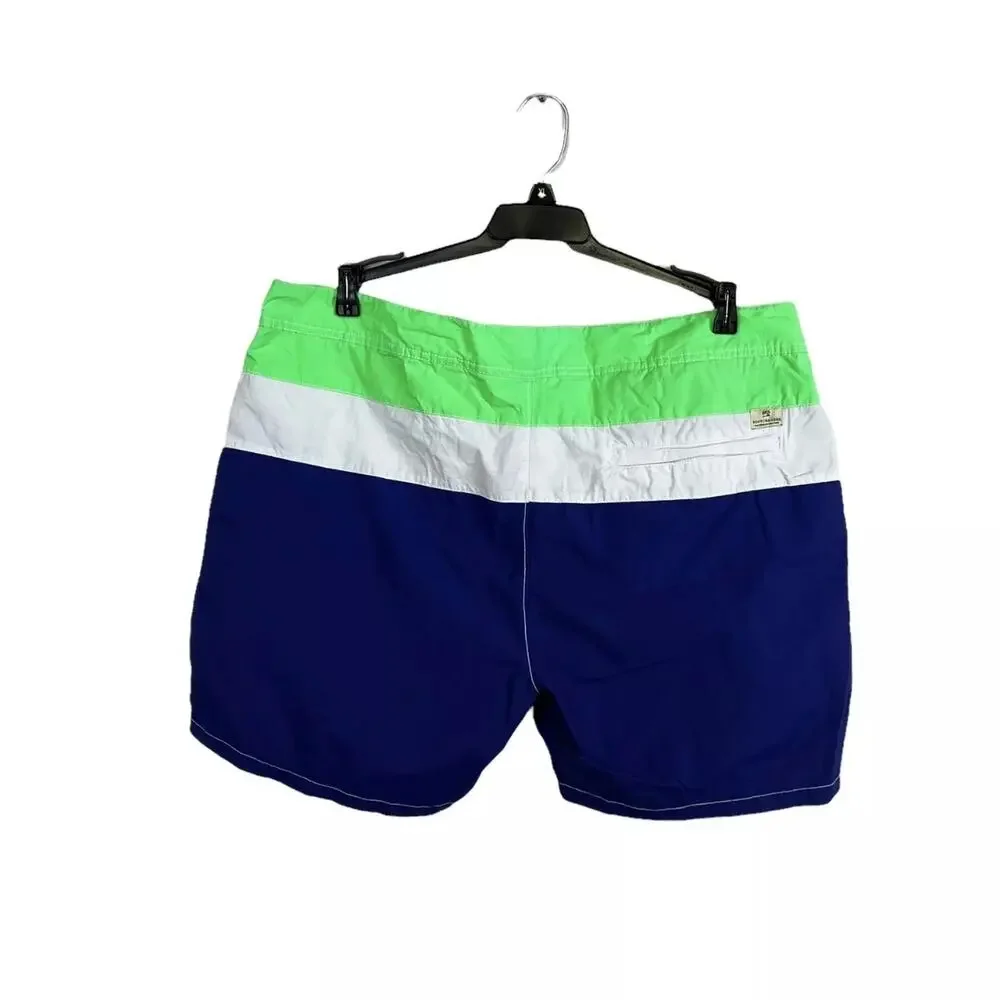 NWT Scotch & Soda Men’s Swim Trunks Colorblock Shorts Size‎ 2XL